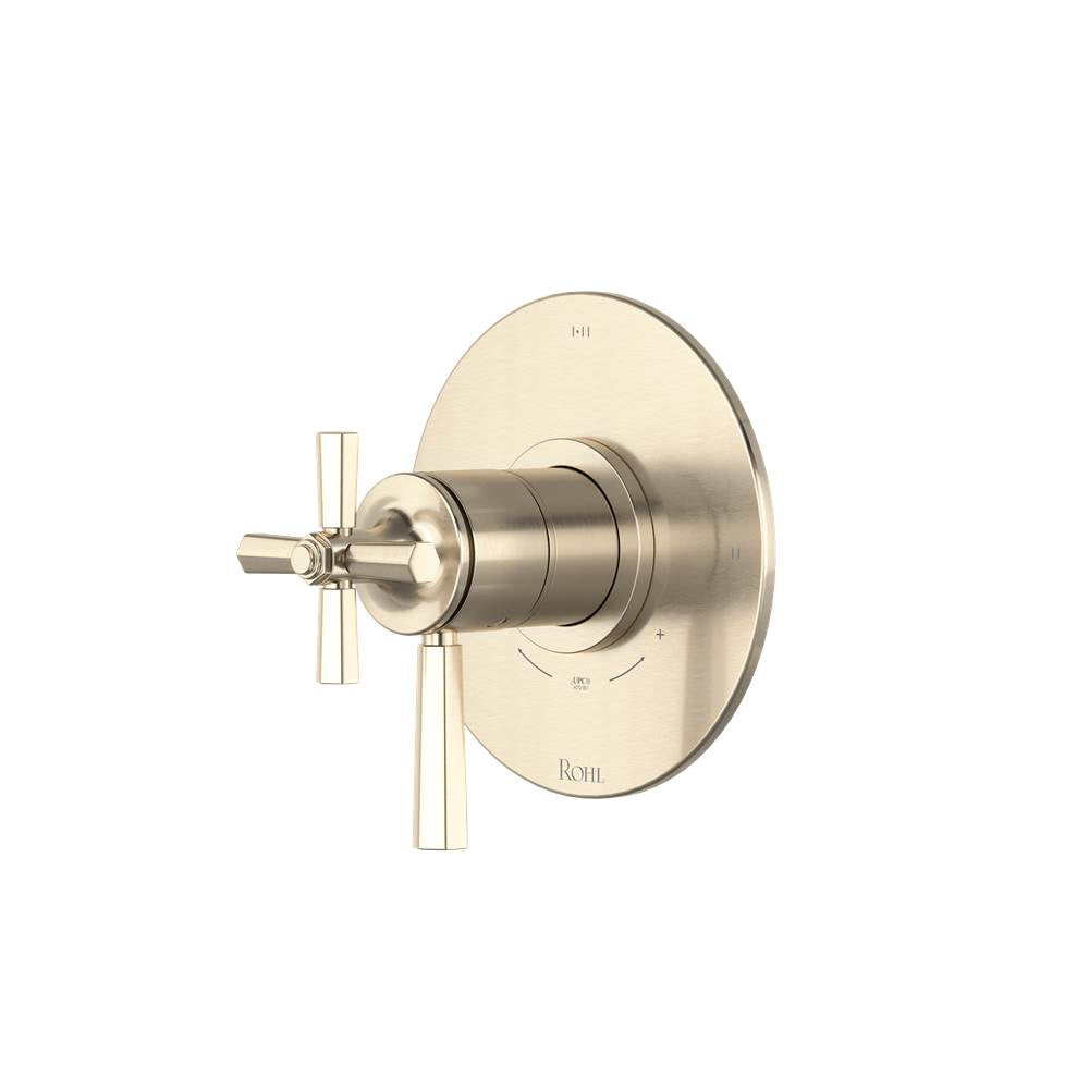 Rohl - ModelleE 1/2'' Therm & Pressure Balance Trim With 3 Functions - Satin Nickel