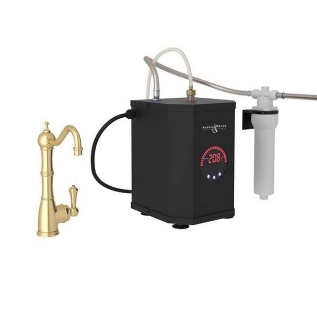 Rohl - EdwardianE Hot Water Dispenser, Tank And Filter Kit - Satin English Gold