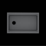 Rohl - AlliaE 30'' Fireclay Undermount Chef/Workstation Sink - Satin Grey