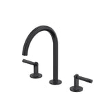Rohl - ModelleE Widespread Lavatory Faucet With C-Spout - Matte Black