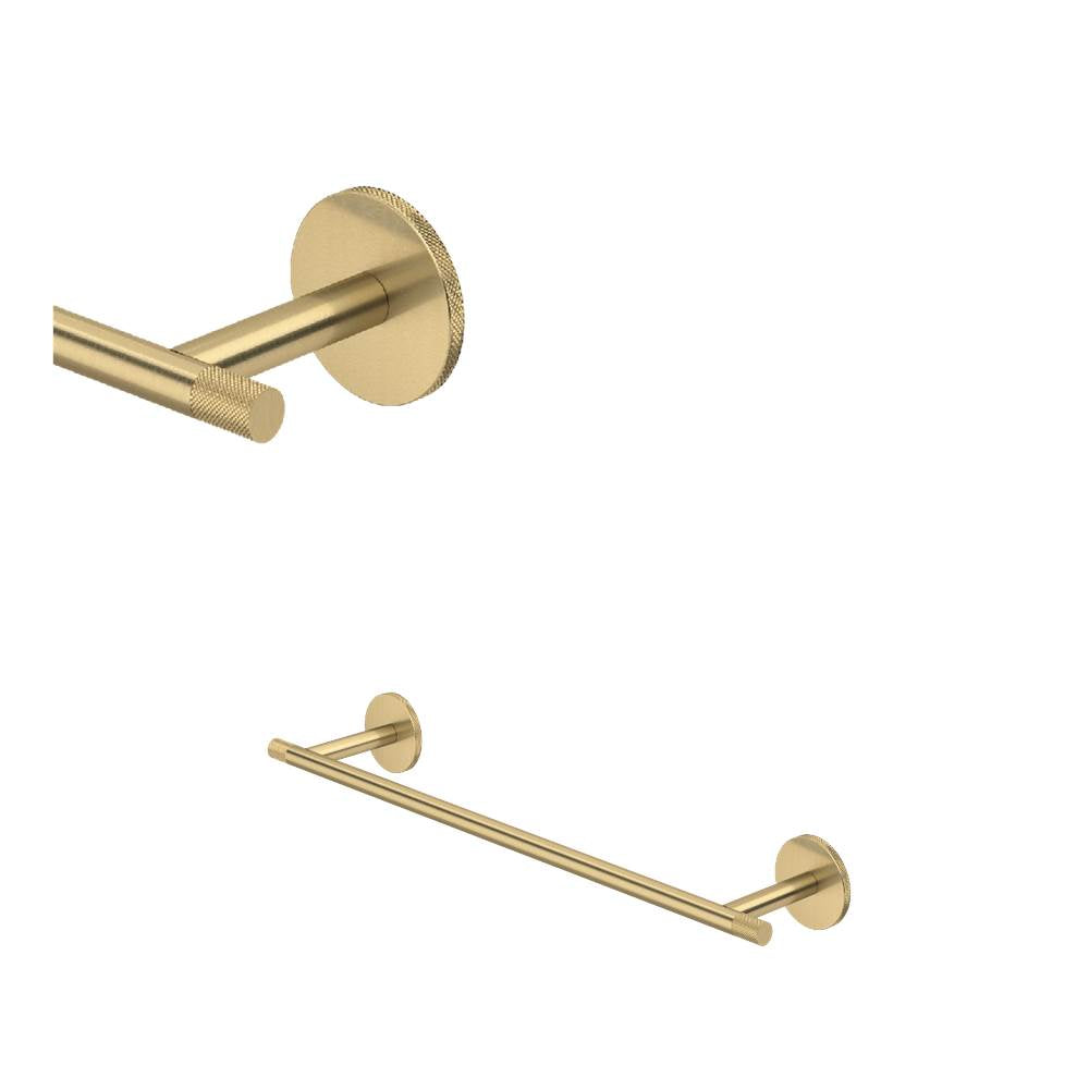 Rohl - AmahleE 18'' Towel Bar - Antique Gold