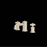 Rohl - ArmstrongE Widespread Lavatory Faucet With Low Spout - Satin Nickel