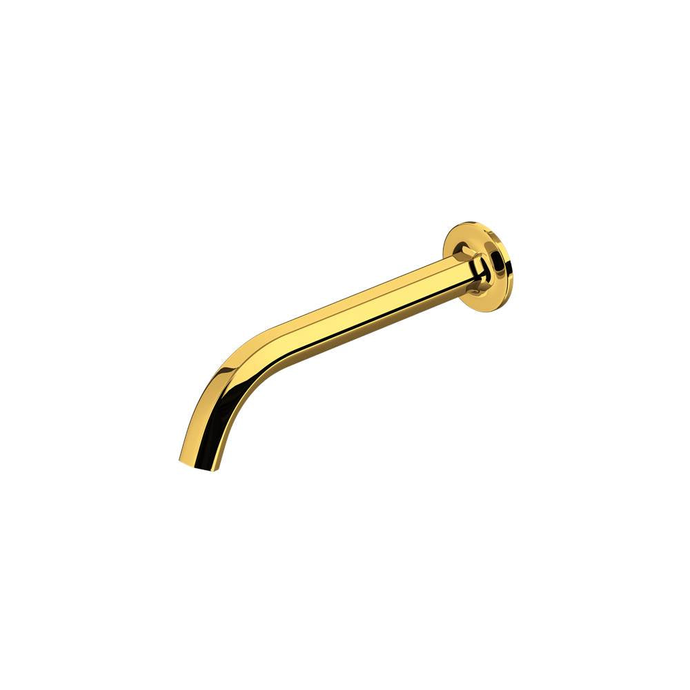 Rohl - ModelleE Wall Mount Tub Spout - Unlacquered Brass