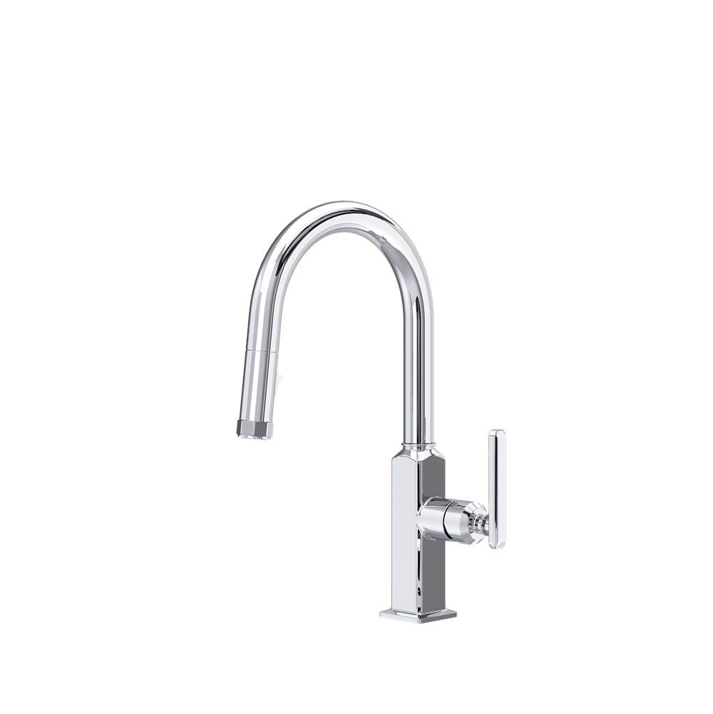 Rohl - ApothecaryE Pull-Down Bar/Food Prep Kitchen Faucet - Polished Chrome