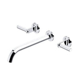 Rohl - ModelleE Wall Mount Tub Filler Trim With C-Spout - Polished Chrome