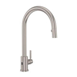 Rohl - HolbornE Pull-Down Touchless Kitchen Faucet - Satin Nickel