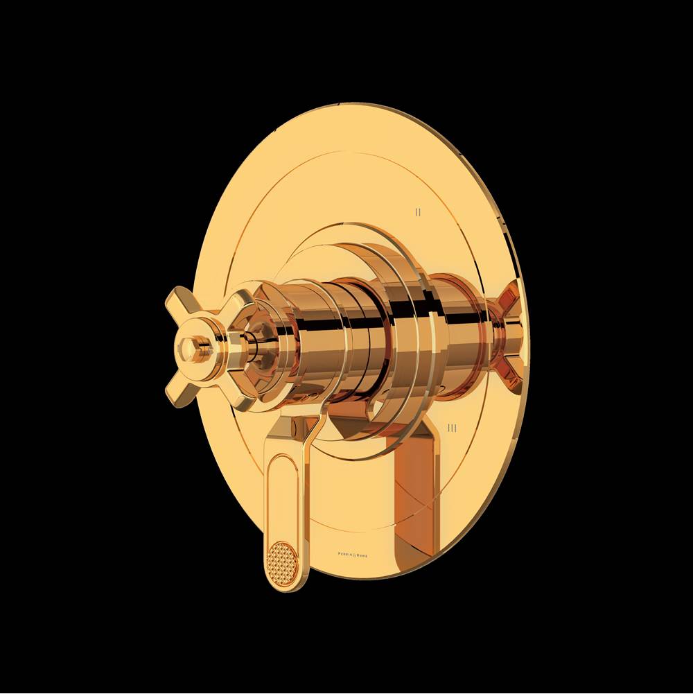 Rohl - ArmstrongE 1/2'' Therm & Pressure Balance Trim With 5 Functions - English Gold