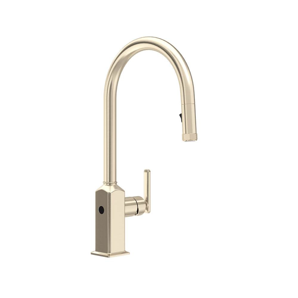 Rohl - ApothecaryE Pull-Down Touchless Kitchen Faucet - Satin Nickel