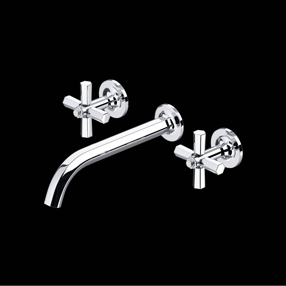 Rohl - ModelleE Wall Mount Lavatory Faucet Trim - Polished Chrome