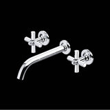 Rohl - ModelleE Wall Mount Lavatory Faucet Trim - Polished Chrome