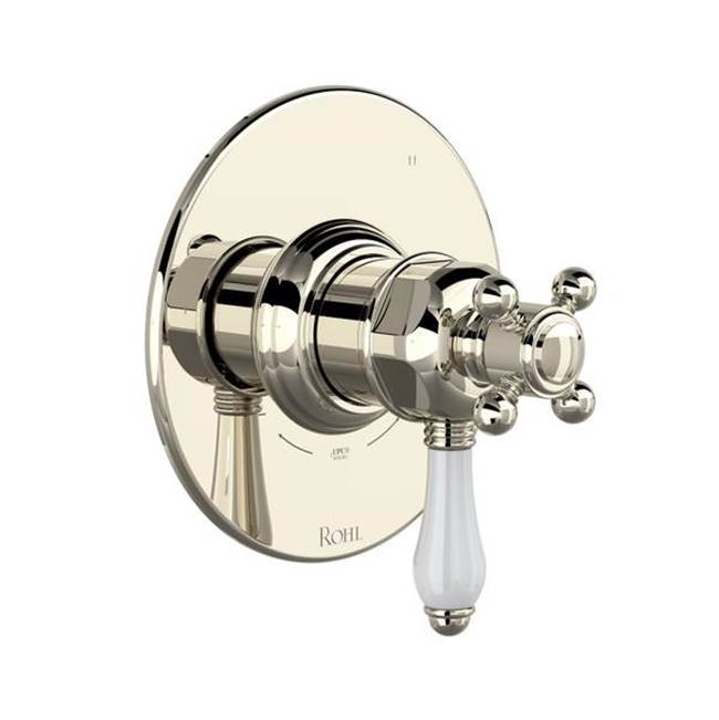 Rohl - 1/2'' Therm & Pressure Balance Trim With 5 Functions - Polished Nickel