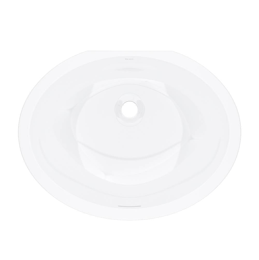 Rohl - EireneE 22'' x 17'' Undermount Oval Lavatory Sink - White (WH)