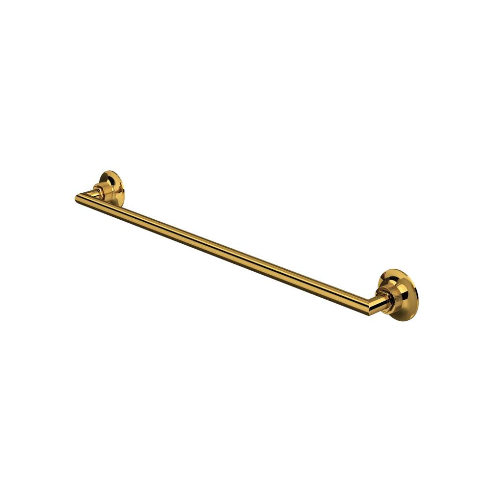 Rohl - Graceline 24'' Towel Bar - Unlacquered Brass
