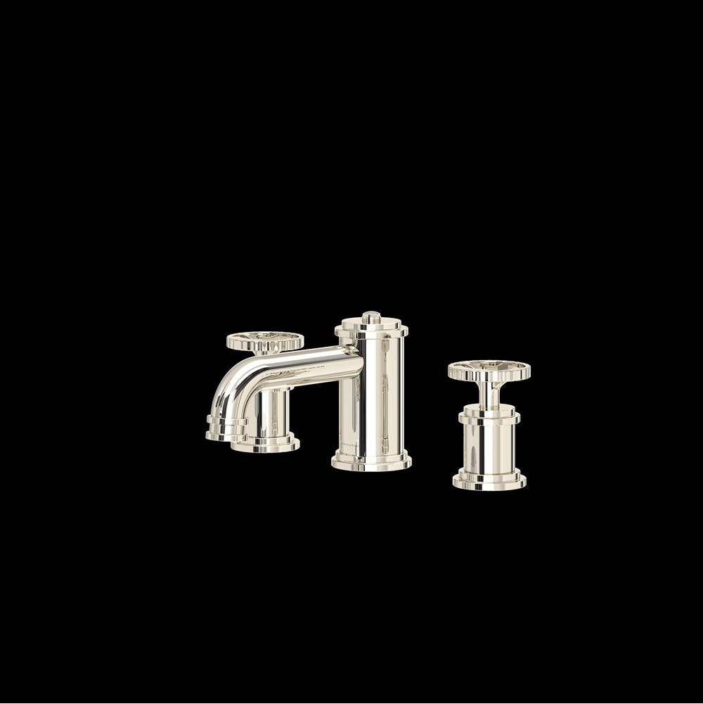 Rohl - ArmstrongE Widespread Lavatory Faucet With Low Spout - Polished Nickel