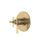 Rohl - ModelleE 1/2'' Therm & Pressure Balance Trim With 3 Functions - Antique Gold