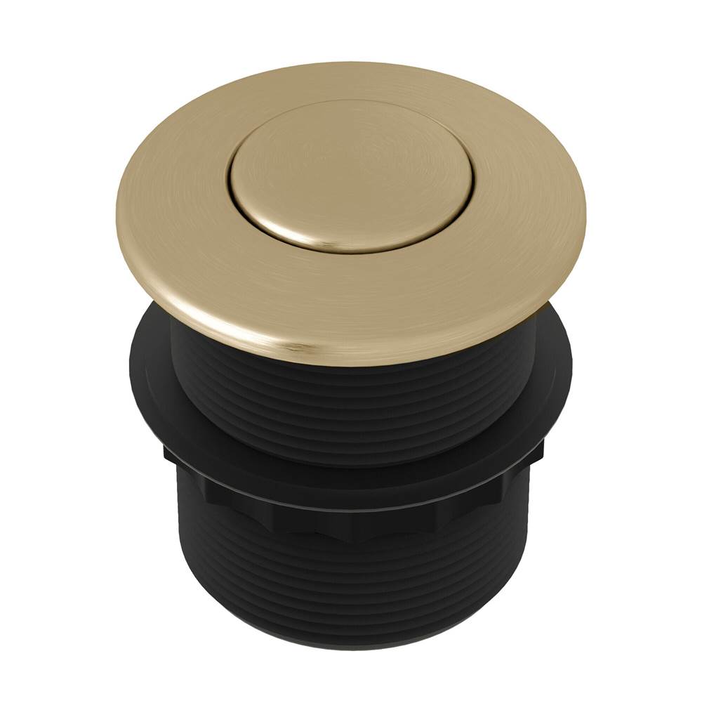 Rohl - Waste Disposal Air Switch Button - Antique Gold