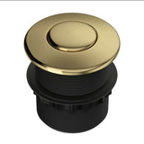 Rohl - Waste Disposal Air Switch Button - Unlacquered Brass