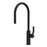 Rohl - MyrinaE Pull-Down Kitchen Faucet With C-Spout - Matte Black
