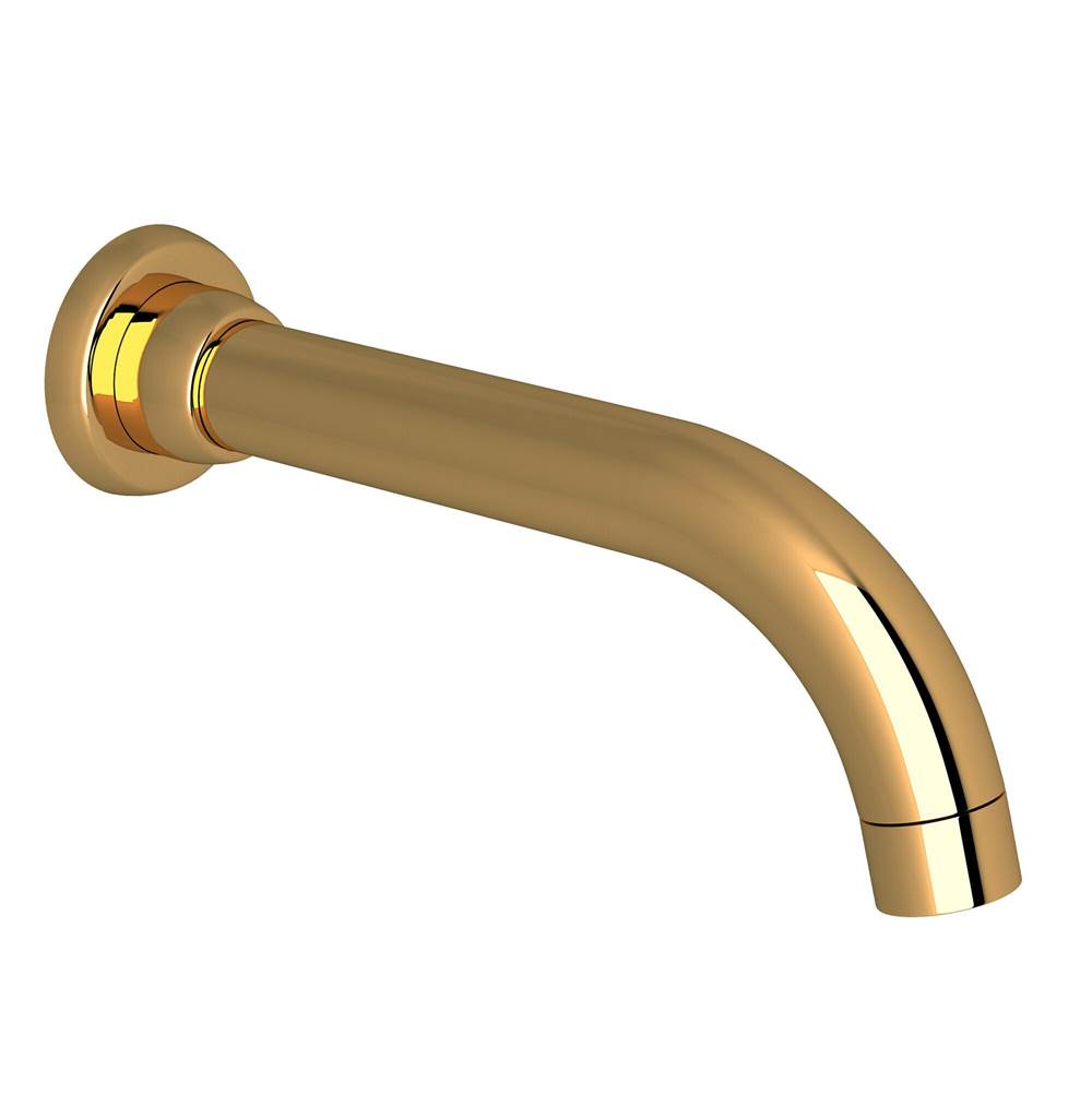 Rohl - Transitional Wall Mount Tub Spout - Unlacquered Brass