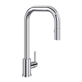 Rohl - HolbornE Pull-Down Kitchen Faucet With U-Spout - Polished Chrome