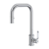 Rohl - ArmstrongE Pull-Down Kitchen Faucet With U-Spout - Polished Chrome