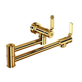Rohl - ArmstrongE Pot Filler - Unlacquered Brass