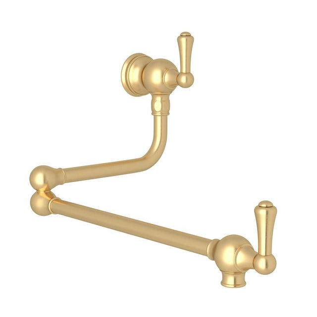 Rohl - Traditional Pot Filler - Satin English Gold