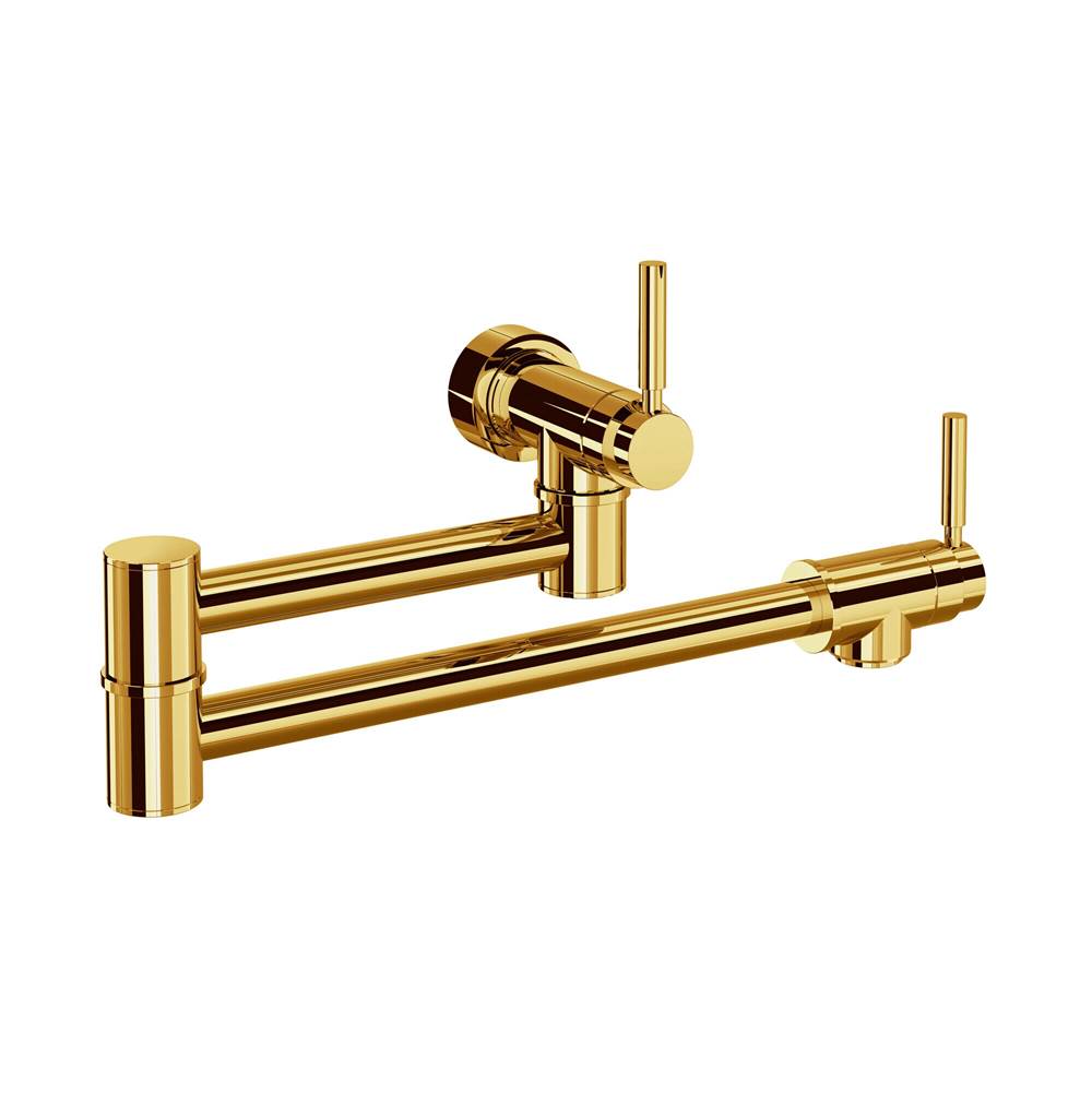 Rohl - HolbornE Pot Filler - Unlacquered Brass