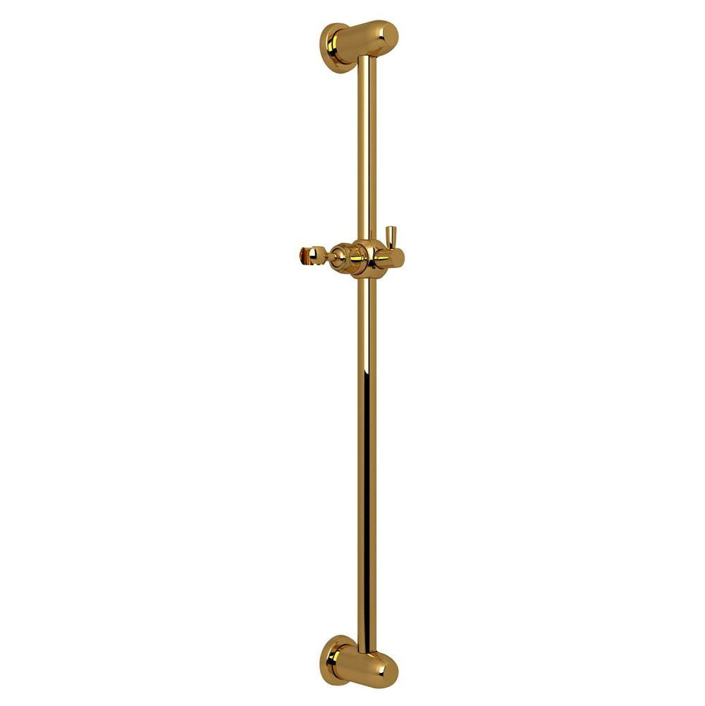 Rohl - 26'' Slide Bar - Unlacquered Brass