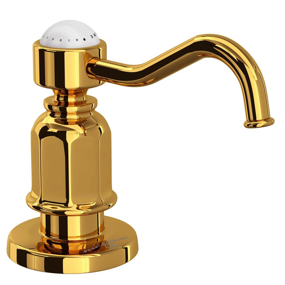 Rohl - EdwardianE Soap Dispenser - Unlacquered Brass