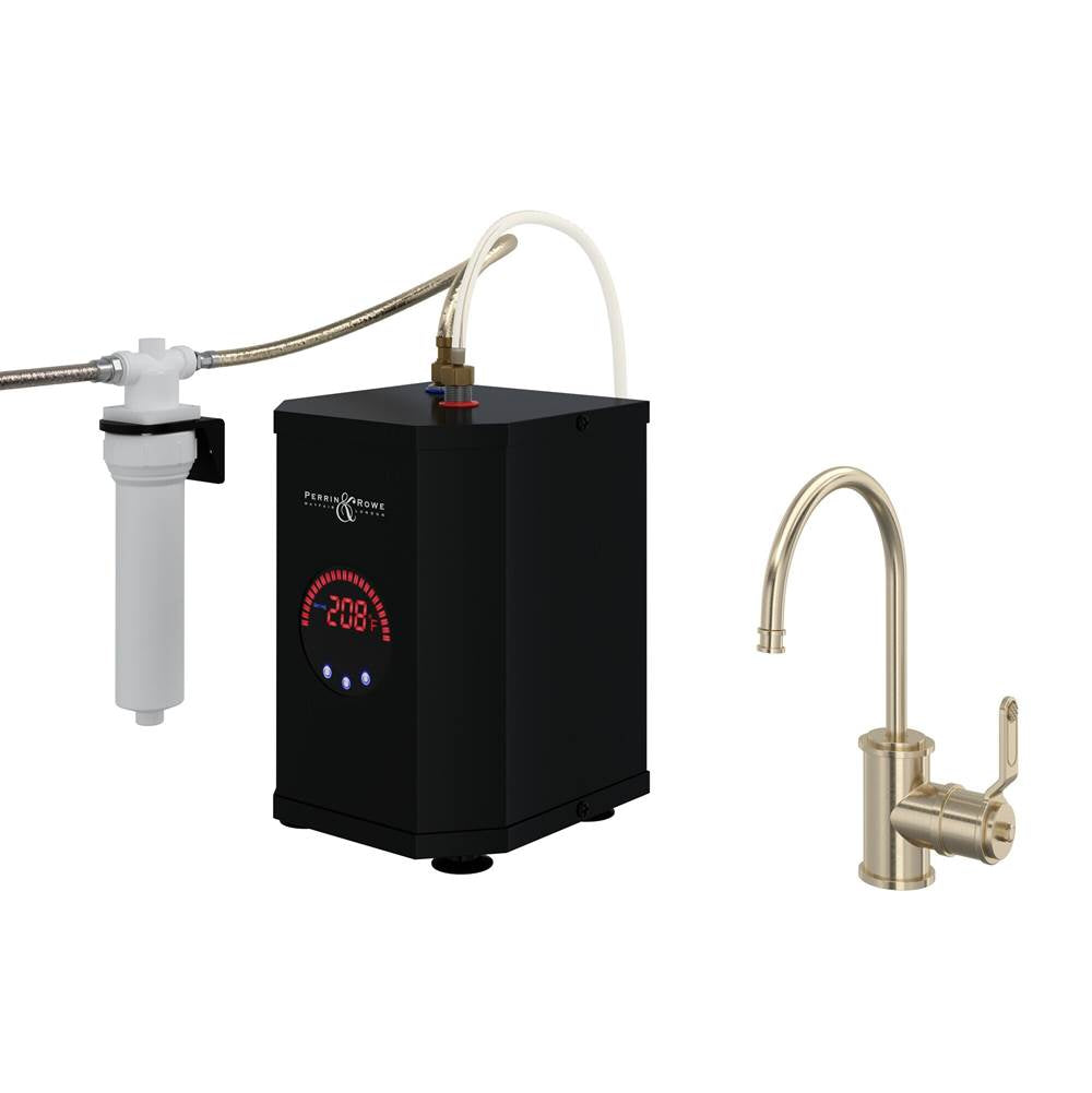 Rohl - ArmstrongE Hot Water and Kitchen Filter Faucet Kit - Satin Nickel