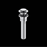 Rohl - Lavatory Push Drain With Overflow - Polished Chrome