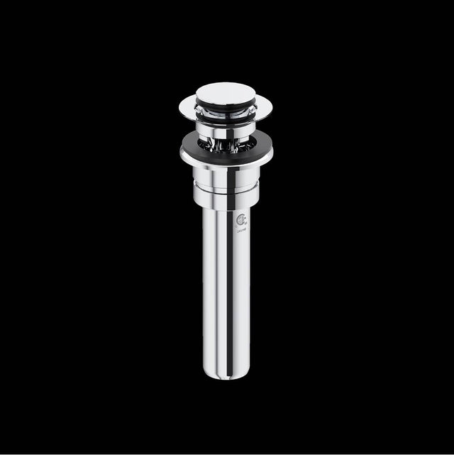 Rohl - Lavatory Push Drain With Overflow - Polished Chrome