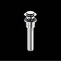 Rohl - Lavatory Push Drain With Overflow - Polished Chrome