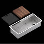 Rohl - CulinarioE 40'' Stainless Steel Chef/Workstation Sink With Accessories - Brushed Stainless Steel