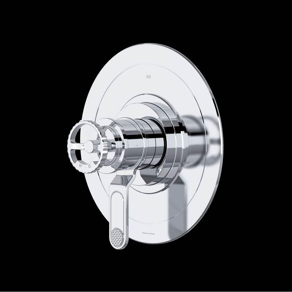 Rohl - ArmstrongE 1/2'' Therm & Pressure Balance Trim With 2 Functions - Polished Chrome