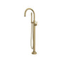 Rohl - ApothecaryE Single Hole Floor Mount Tub Filler Trim - Antique Gold