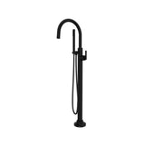 Rohl - ApothecaryE Single Hole Floor Mount Tub Filler Trim - Matte Black
