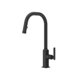 Rohl - ApothecaryE Pull-Down Kitchen Faucet With U-Spout - Matte Black
