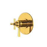 Rohl - ModelleE 1/2'' Therm & Pressure Balance Trim With 3 Functions - Unlacquered Brass