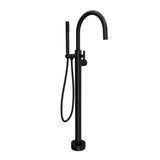 Rohl - TenerifeE Single Hole Floor Mount Tub Filler Trim - Matte Black