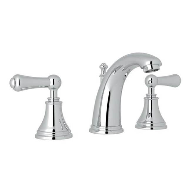 Rohl - Georgian EraE Widespread Lavatory Faucet - Unlacquered Brass