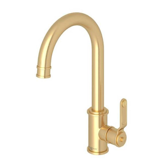 Rohl - ArmstrongE Bar/Food Prep Kitchen Faucet - Satin English Gold