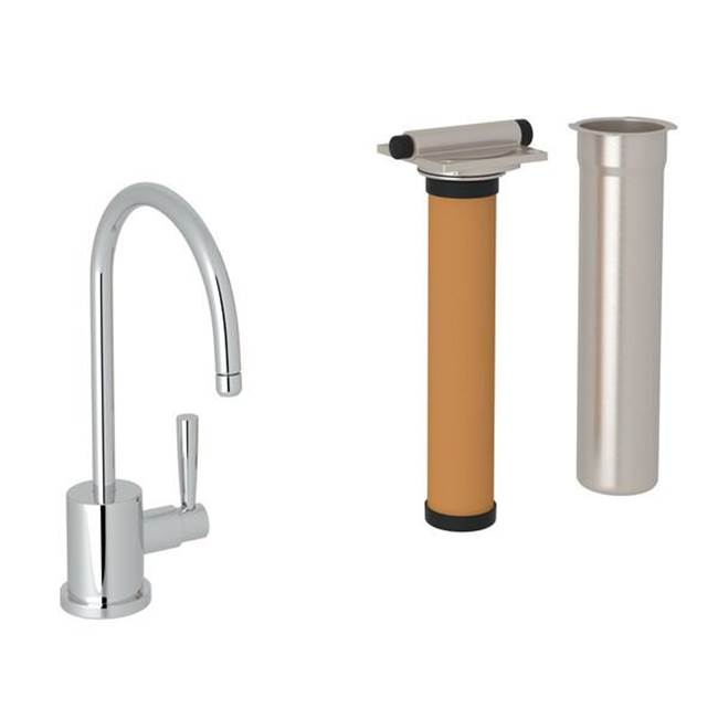 Rohl - HolbornE Filter Kitchen Faucet Kit - Unlacquered Brass