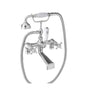 Rohl - EdwardianE Two Hole Tub Filler Without Risers - Polished Chrome