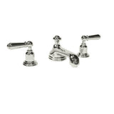 Rohl - EdwardianE Widespread Lavatory Faucet With Low Spout - Polished Nickel