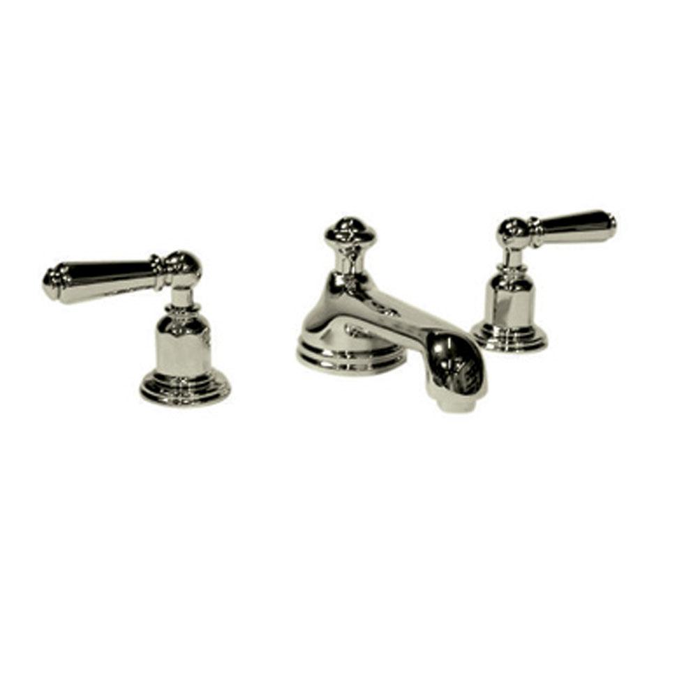 Rohl - EdwardianE Widespread Lavatory Faucet With Low Spout - Satin Nickel