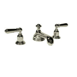 Rohl - EdwardianE Widespread Lavatory Faucet With Low Spout - Satin Nickel