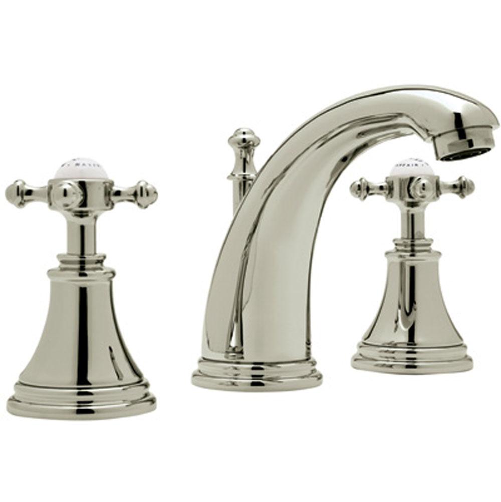 Rohl - Georgian EraE Widespread Lavatory Faucet - Satin Nickel