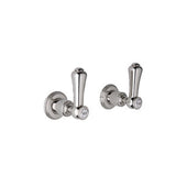 Rohl - Pair of Wall Valves - Polished Chrome